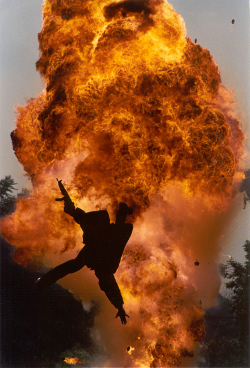 Explosion acrobatics 